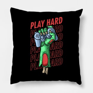 Play hard Pillow