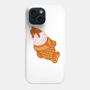 chocolate sprinkles Taiyaki Phone Case