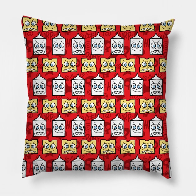 Milk & Cheese: Dairy Delirium Pillow by House.of.Fun