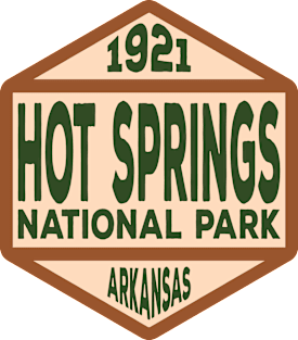 Hot Springs National Park badge Magnet