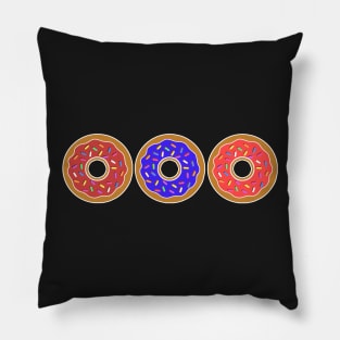 3 Donuts Pillow