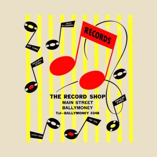 80s Ballymoney The Record Shop T-Shirt