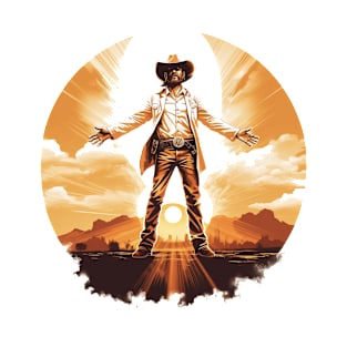 Vibrant Dawn Cowboy T-Shirt