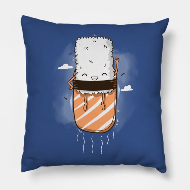 SUPER SUSHI Pillow by FernandoSala