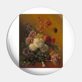 Still Life with Flowers Pin