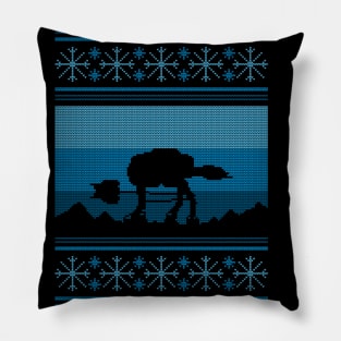 vintage winter Pillow