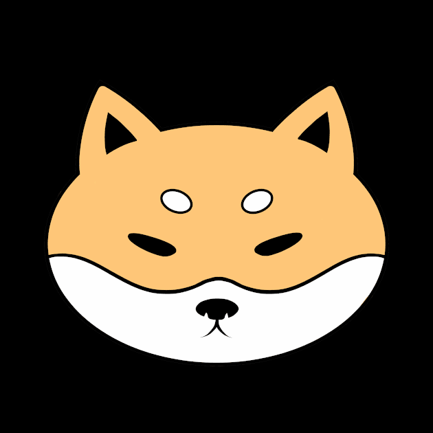 Grumpy Shiba by JenelleArt