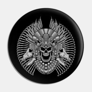 Aztec Skull 1.4 Pin