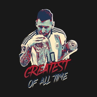Pop Leo Messi Goat T-Shirt
