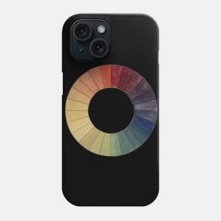 Rainbow circle with a watercolour effect Phone Case