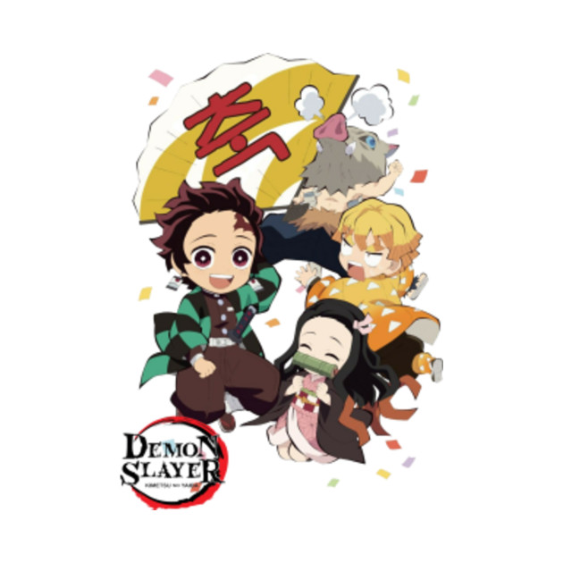 Demon Slayer Chibi - Demon Slayer - T-Shirt | TeePublic