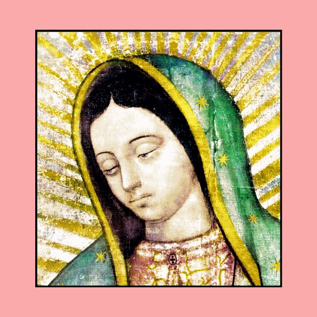Our Lady of Guadalupe Virgin Mary by Cabezon