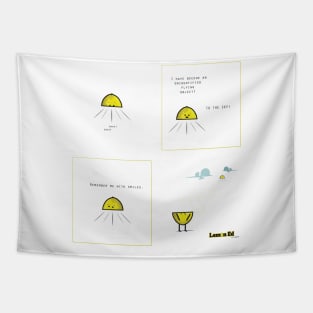 Lemon Ed - Lemon UFO Tapestry