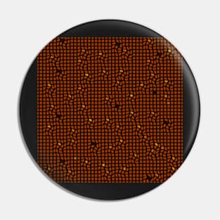 Brown pattern Pin