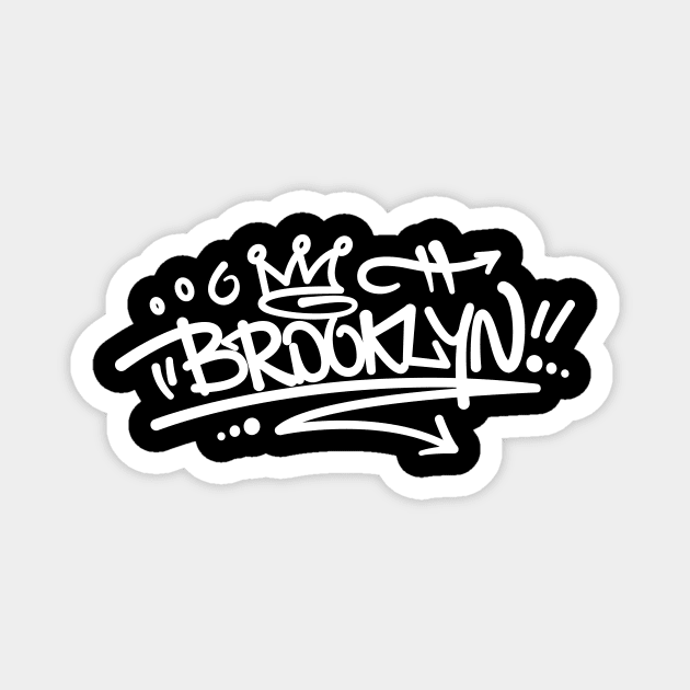 Brooklyn Graffiti Magnet by Digster