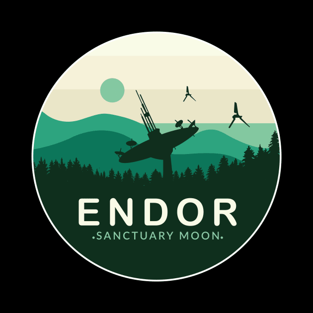 Endor Sanctuary Moon by Space Club