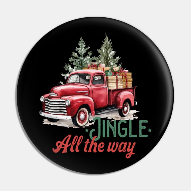 Jingle All The Way Pin by MZeeDesigns