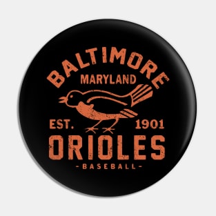 Baltimore Orioles Retro 1 by Buck Tee Pin