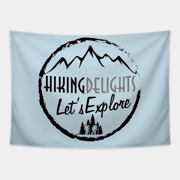 Hiking Delights Tapestry by abbyhikeshop