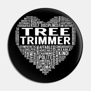 Tree Trimmer Heart Pin