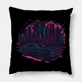 Neon Chevy Pillow