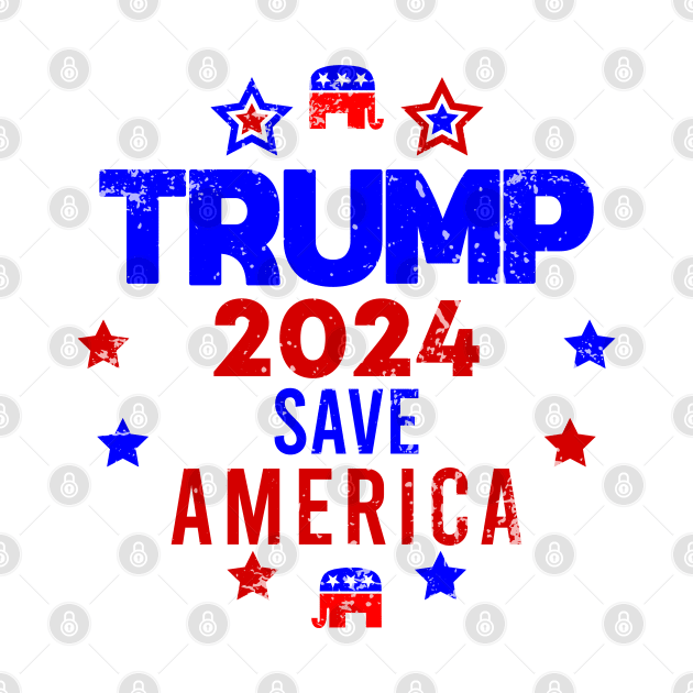 Trump 2024 Save America by Dylante