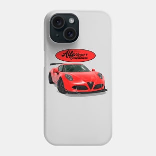Alfa Romeo 4C Rosso Phone Case