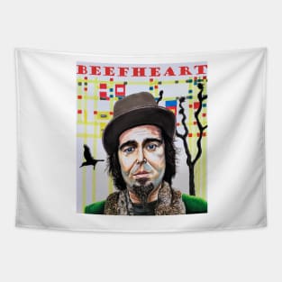 Captain Beefheart original portrait painting/fan art Tapestry