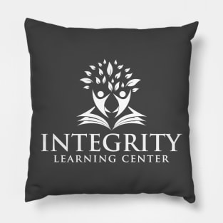 ILC White Logo Pillow