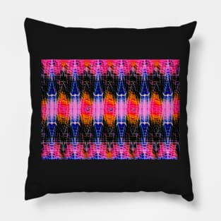 Dragonfly wing pattern pink Pillow