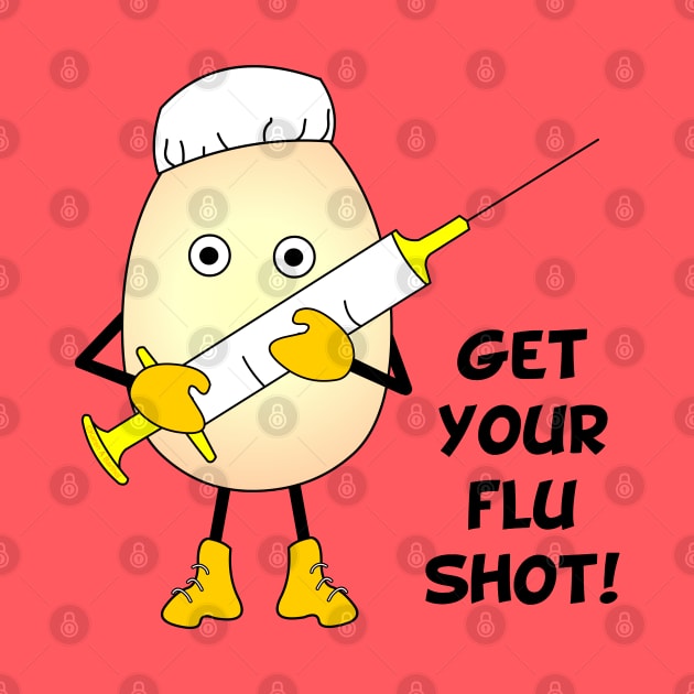 Nurse Flu Shot by Barthol Graphics