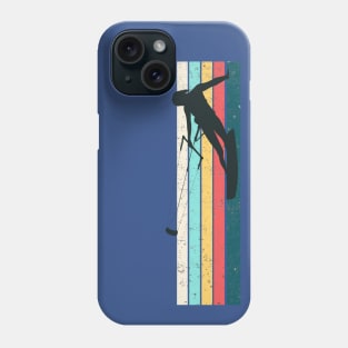 Kitesurf Girl Retro Vintage Kitesurfing Stripe Phone Case