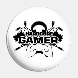 HARDCORE GAMER Pin