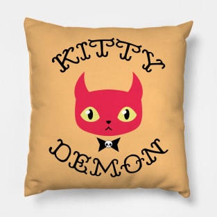 Kitty demon Pillow