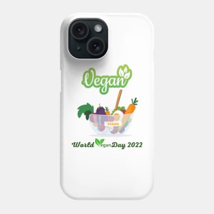 "I'm So fresh" Vegan day 2022 Phone Case