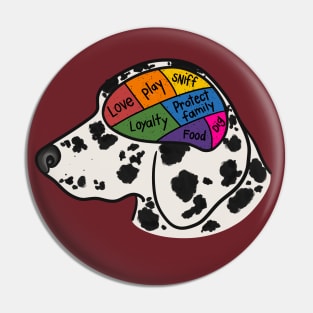 A Dalmatian's Mind Pin