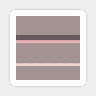 A fabulous medley of Dirty Purple, Grey, Lotion Pink and Pale Chestnut stripes. Magnet