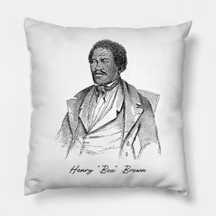 Henry Box Brown Portrait Pillow