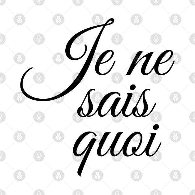 Je ne sais quoi by Lite Style Designs