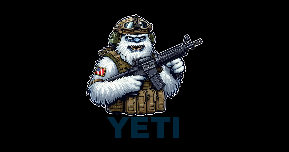 Tactical Yeti Yeti Sticker TeePublic