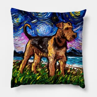 Airedale Terrier Night Pillow