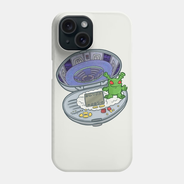 Virtupets Space Station Grundo Pocket Neopet Phone Case by Jewelia