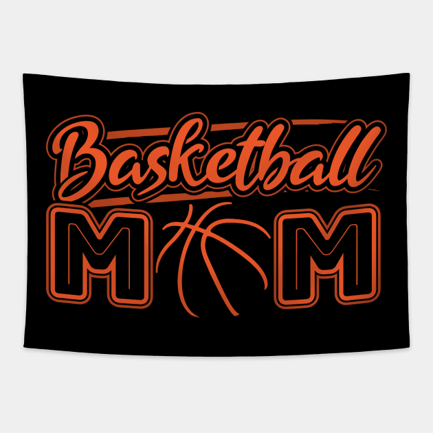 Basketball Mom Mothers Day Gift Ball Mom Tapestry by aneisha