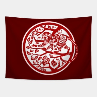 Chinese Zodiac - Monkey Tapestry