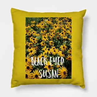 Black-eyed Susans. flowers Pillow