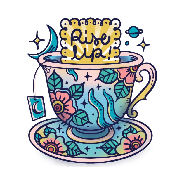 Rise up cup of tea by Paolavk