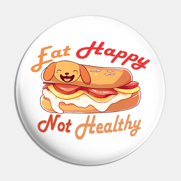 Happy hot-doggo Pin by Sara-Design2