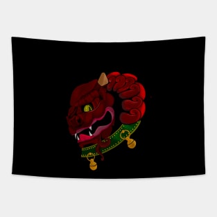 Temple Guardian Tapestry