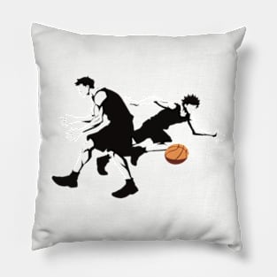 Left Hand Layup Xing Ze Hu Black and White Minimalist Cool Graphic Pillow