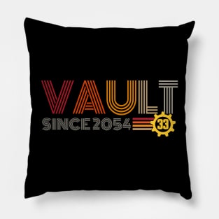 Echoes of the Past - Unveiling Vault 33 Pillow